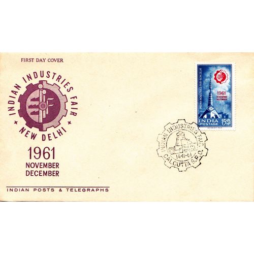 INDIAN INDUSTRIES FAIR - NEW DELHI First Day Cover 14 November 1961