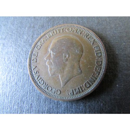 1931 GEORGE V HALFPENNY FREE POST. E
