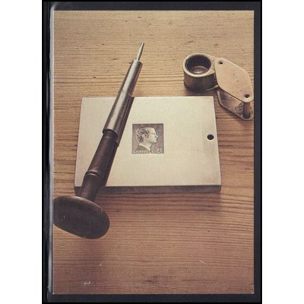 Postcard Engraving and Working Tools (No Stamp) Box0099