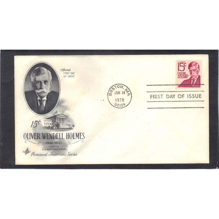 FDC Art Craft 1305E 15c Oliver W. Holmes (Cachet-U/A) CV42609