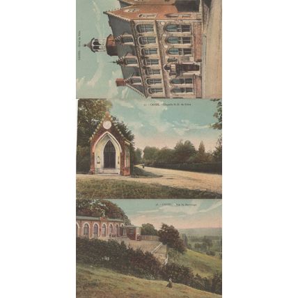 Cassel Hotel De Ville 3x French Old Postcard s