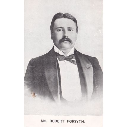 Robert Forsyth Antique WW1 Silent Film Military Actor Postcard