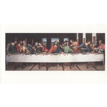 Giampietrino Marco D'Oggioni The Last Supper Painting Postcard