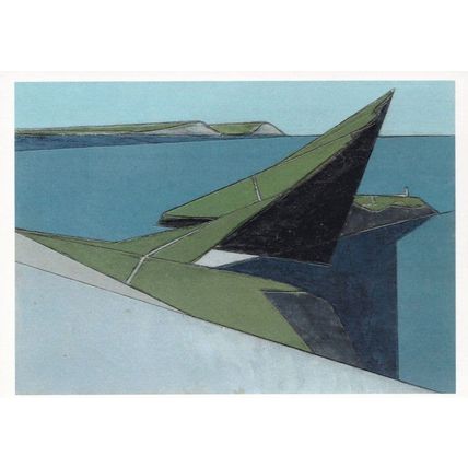 Vanessa Gardiner Sea Cliff Isle Of Skye Neist Point Painting Postcard