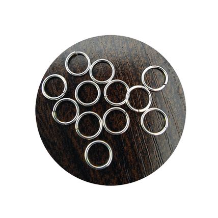 7mm 925 Stirling Silver Open Jump Rings Jewellery Making/Repair 6 pack sizes C12