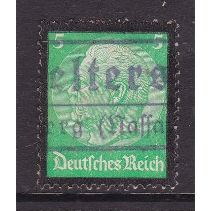 Germany 1934 Hindenburg Memorail 5pf Fine Used SG 546 VGC