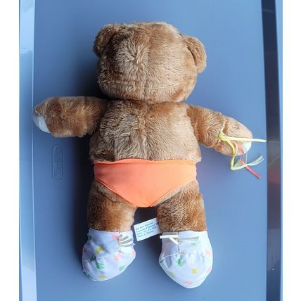 wwf ljn hasbro wrestling superstars ultimate warrior wrestling teddy bear figure