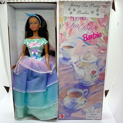 Mattel 1997 Avon Spring Tea Party Barbie African American Doll #18657