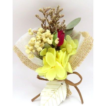 Timeless Posies Small Preserved Flowers 10 CM Boxed Gift Home Decor Red Rose