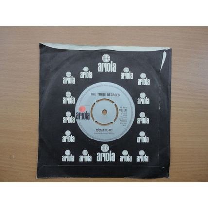 Three Degrees 1978 7" Vinyl Single Woman In Love b/w Out Of Love Again