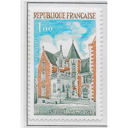 FRANCE 1973 USED TOURISM CHATEAU LE CLOS LUCE IN AMBOISE LEONARDO DA VINCI HOUSE