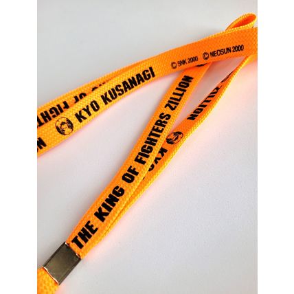 The King Of Fighters Zillion Lanyard w/ Kyo Head Charm - 2000 SNK KOFZ HK Comics