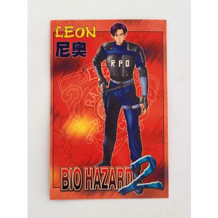 BIOHAZARD 2 Collectible Cards (8pcs) & Card Album -HK Comic Capcom Resident Evil