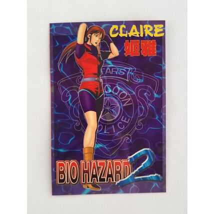 BIOHAZARD 2 Collectible Cards (8pcs) & Card Album -HK Comic Capcom Resident Evil