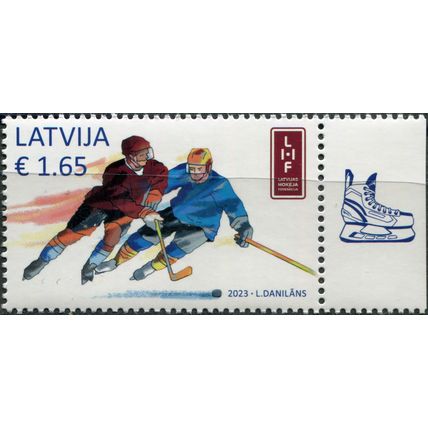 Latvia. 2023. World Ice Hockey Championships (VI) (MNH **) Stamp
