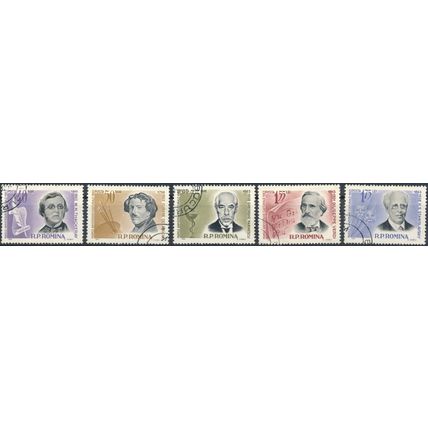 Cultural Anniversaries - Romania 1963 - F H - MiNr 2166/70