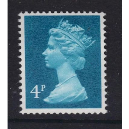 X932 U127 4p Greenish Blue Unmounted Mint GB Machin