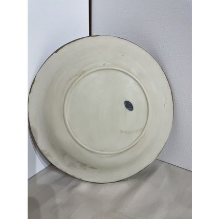 Vintage Guardian Angel watching over Children Fishing Plate (3D)