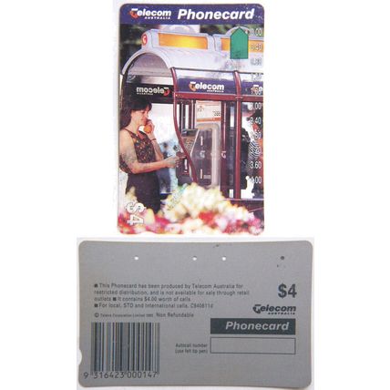 Australia Phone Card - Phone Booth