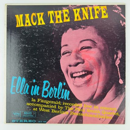 Ella Fitzgerald Mack The Knife Ella In Berlin Vinyl LP Record Album MG VS 64041
