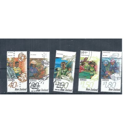 New Zealand Stamps 1996 Rescue Services used SG 1979 - 1983 (AQ694)