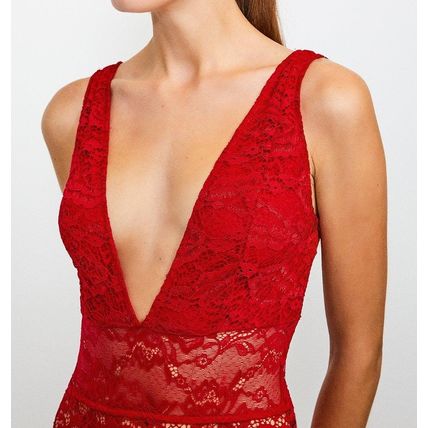 KAREN MILLEN Fire Lace Plunge Body BNWT (RARE & COLLECTABLE)