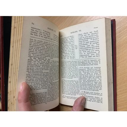 ANTIQUE ELLICOTT'S NEW TESTAMENT COMMENTARY VOL 6 EPISTLES ROMANS BOOK (P3)