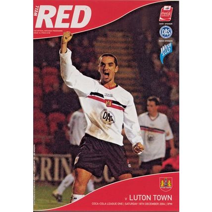 BRISTOL CITY v LUTON TOWN COCA COLA LEAGUE ONE 2004
