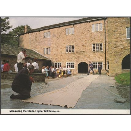 Measuring the Cloth, Higher Mill Museum, Helmshore, 1996 - Postcard
