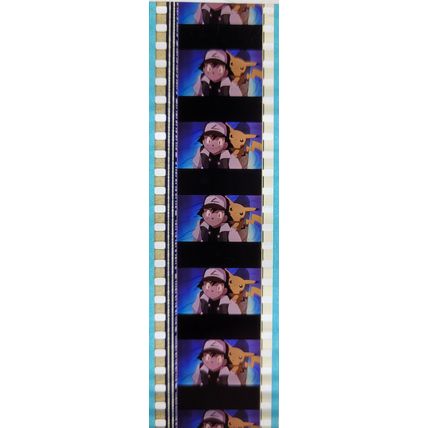 Pokemon . Pk MRQ - b030D . 1 STRIP OF 5 - 35MM FILM CELLS