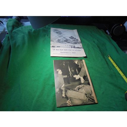 1964 Great Photos of WORLD WAR TWO + USS ARIZONA Opening Day Booklets!! $13.00 S