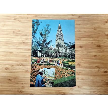 1966 Balboa Park, San Diego, California Tower, Magazine Photo Print