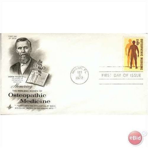 USA FDC 1972 - SG 1474 - Men & Women Of Osteopathic Medicine