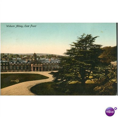 GB Postcard - Woburn Abbey, Bedfordshire, East Front