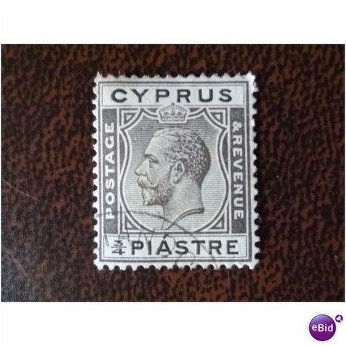 Cyprus 1924 King George V definitive 3/4pi fine used stamp SG119