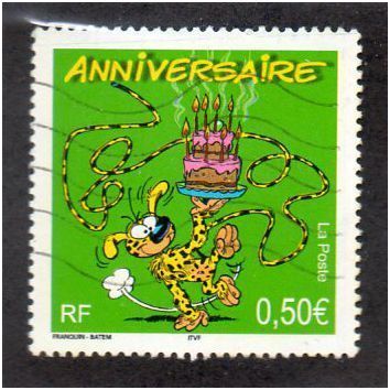 FRA 2003 50c 'GREETINGS STAMPS' FINE USED (EBID20437)