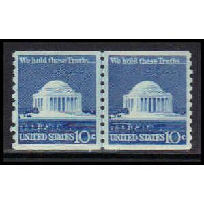 1520 10c Jefferson Memorial Very Fine MNH CLP W1680