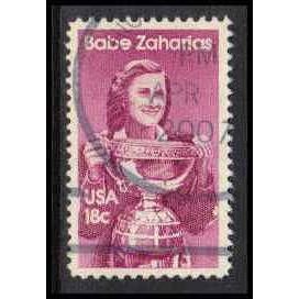 Used 1932 18c Mildred Zaharias Fine W4517