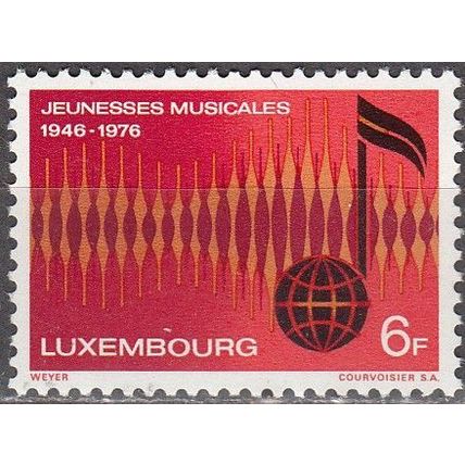 Luxembourg 1976 Michel 932 Neuf ** Cote (2008) 0.50 Euro Jeunesses Musicales