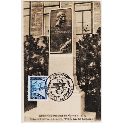 Austria. Postcard. 1947 (Philipp Semmelweis) . 3g S.G.923. Used/Unaddressed