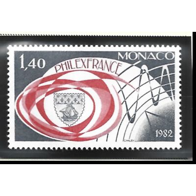 Monaco Stamp Scott #1335, Mint Never Hinged