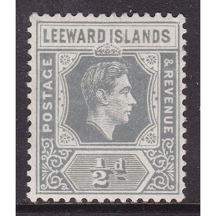 Leeward Islands 1949 George VI 1/2d Fine Used SG 97 VGC