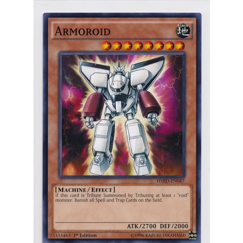YuGiOh High-Speed Riders HSRD-EN047 Armoroid 1st Edition