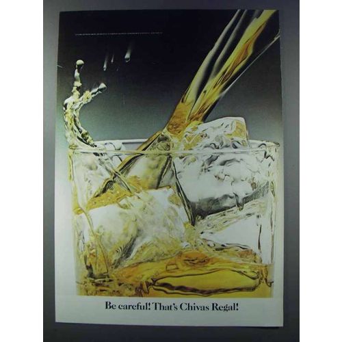 1981 Chivas Regal Scotch Ad - Be Careful!