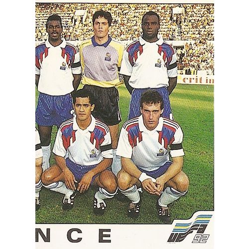 Panini's UEFA Euro Sweden '92 Stickers: No.40 - France Team