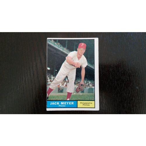 1961 Topps Card # 111 Jack Meyer Good (2) Philadelphia Phillies