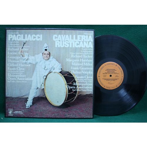 Fausto Cleva/Tucker/Amara/Harshaw - Leoncavallo/Mascagni - 3-LP - Y3 33122 - EX