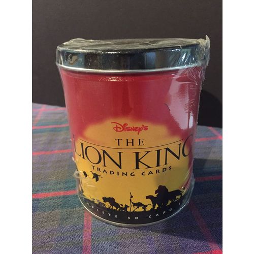 The Lion King Trading Cards Lim. Ed. Collectors Tin, Comp. 50-Card Set, NIS