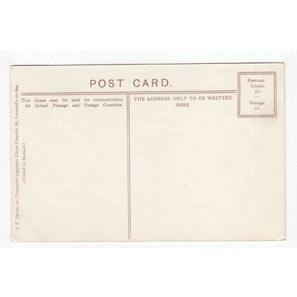 Christ Church St Leonards-on-Sea Postcard Sussex Local Publisher J E Jarvis