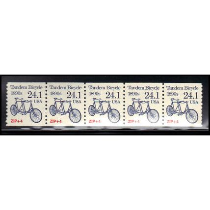 2266 24.1c Tandem Bicycle Very Fine MNH Dry Gum PNC 1/5 X1379